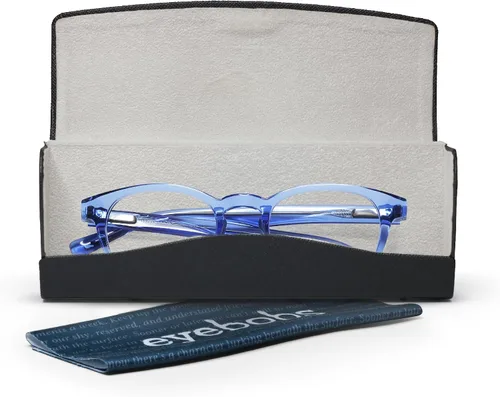 Vista 6 de eyebobs - Claramente Gafas de lectura prémium para hombres y mujeres Marco redondo