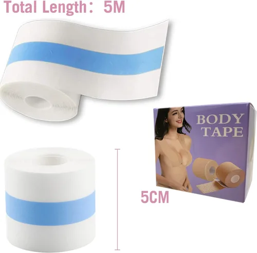 Vista 2 de Cinta invisible Bob para levantamiento de senos, cinta autoadhesiva para el pecho, levantamiento de senos, push up sin espalda, cinta de soporte