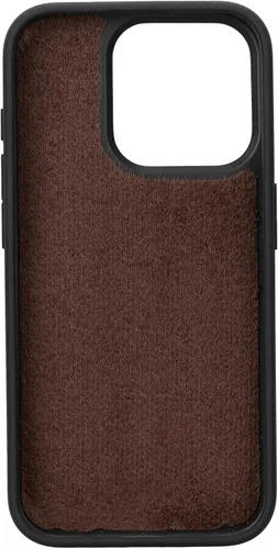 Vista 9 de Bayelon Funda tipo cartera para iPhone 15 Pro, cartera de cuero de grano completo, funda magnética desmontable, tarjetero, funda tipo cartera