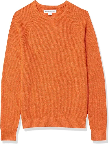 Vista 5 de Tienda Essentials Suéter de manga larga con cuello redondo suave para hombre