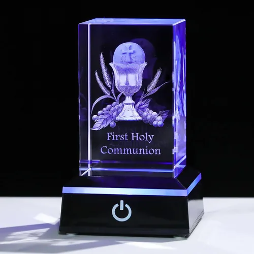 Vista 16 de Movdyka Estatua de Jesús de Cristal 3D Regalos Cristianos para Mujeres y Hombres, Regalos Religiosos con Grabado Láser para Amigos, Mamá, Papá