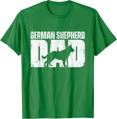Vista 55 de Camiseta de pastor alemán para el día del padre del dueño de perros caninos, Negro