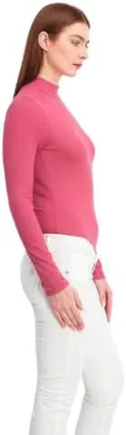 Vista 2 de Self Esteem Body de cuello alto para jóvenes Rosa Talla M, Rosado