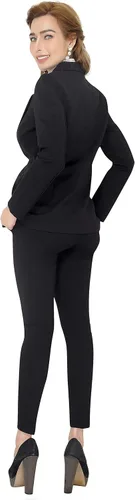 Vista 7 de Marycrafts - Conjunto de pantalón y blazer de negocios para mujer