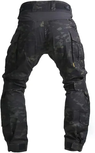 Vista 4 de EMERSONGEAR Pantalones tácticos G3, pantalones cargo Ripstop para hombre, camuflaje militar, entrenamiento, senderismo, caza, camping, pesca