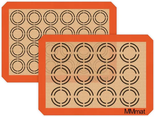 Vista 18 de Alfombrillas de Silicona para Hornear - La Mejor Silicona Alemana - Bandeja de Silicona Antideslizante para Hornear, Alfombrillas de Silicona