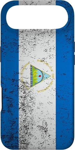 Vista 27 de Funda de regalo para iPhone 17 con diseño de bandera de Nicaragua de Grunge