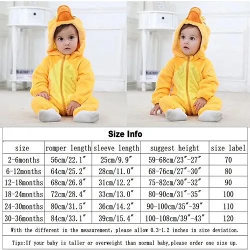 Vista 7 de Disfraces de animales para bebé, unisex, mameluco para Halloween