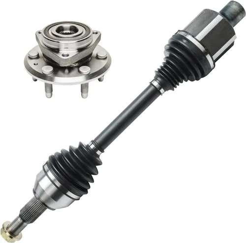 Vista 13 de Detroit Axle - 2 ejes CV delanteros para Chevy Silverado 1500 2007-2018, GMC Sierra Suburban Yukon XL 1500 Avalanche Cheyenne Cadillac Escalade ESV