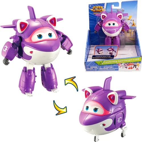 Vista 8 de Super Wings Toys Tino - Dinosaurio de 15 pulgadas, temporada 6, nuevo personaje, figuras de acción de Dinasour con niebla de agua, luz intermitente