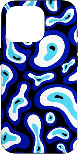 Vista 20 de Malvado de ojo turco Groovy Swirl patrón Good Vibes teléfono caso para iPhone 17