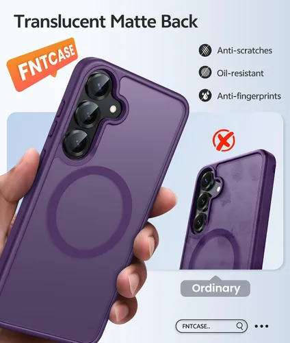 Vista 156 de FNTCASE Funda para Motorola Moto G-Stylus-5G-2025: Funda magnética translúcida mate a prueba de golpes para Moto G Stylus 2026, funda protectora