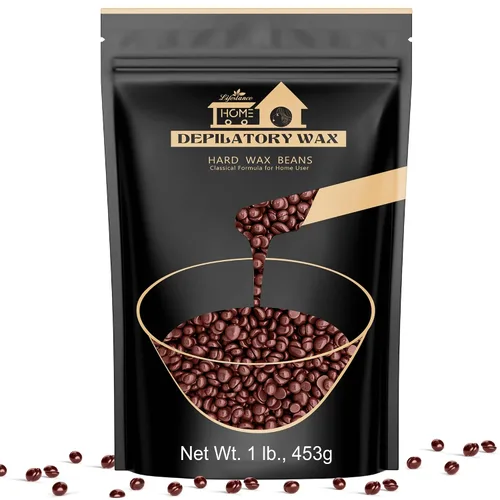 Vista 12 de 1 libra de granos de cera dura, kit de cera en perlas de Lifestance para depilación de cera dura para cabello fino y delgado, piel sensible, perlas