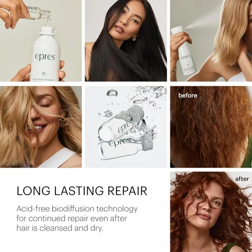 Vista 3 de epres Healthy Hair 3-Step System Starter Kit, Includes Bond Repair Treatment & Shampoo and Conditioner