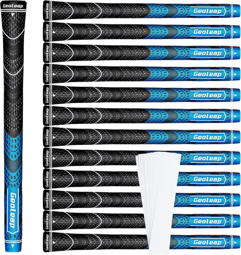 Vista 24 de Geoleap Golf Grips Set of 13- Grips with Tapes and Grips with All Repair Kits for Choice,Hybrid Golf Club Grips All Weather Contral, High Feedback &