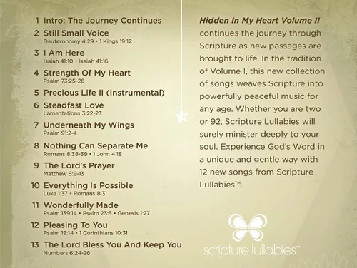 Vista 2 de Hidden In My Heart Volume II A Lullaby Journey Through Scripture