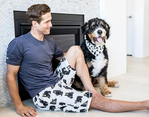 Vista 40 de Lazy One - Pantalones cortos de pijama para hombre, ropa de dormir