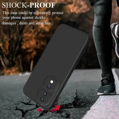 Vista 4 de Compatible con Honor 70 Funda de silicona púrpura Honor 70 funda protectora delgada a prueba de golpes funda protectora suave antihuellas dactilares