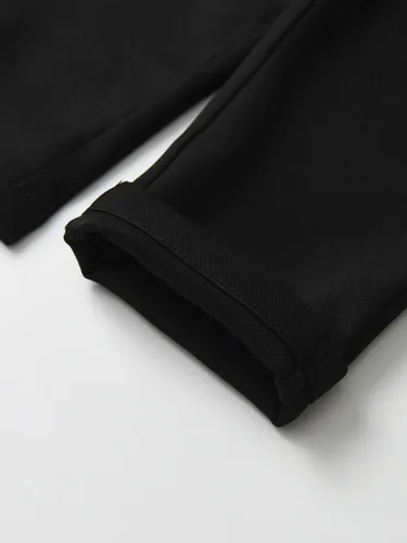 Vista 44 de Conjunto de pantalones para bebé, camisa de manga larga + pantalones + corbatín + tirantes, trajes de caballero para niños pequeños
