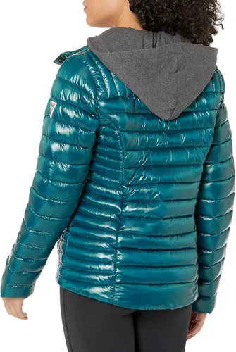 Vista 2 de GUESS Chaqueta ligera y plegable para mujer, acolchada, de transición