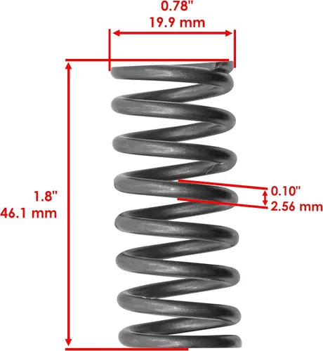 Vista 2 de Caltric Compresión de resorte de embrague compatible con Yamaha MT-09 MT09 2018 2019 2020 cantidad 3