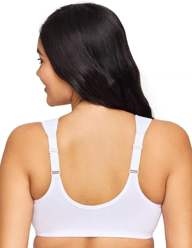 Vista 3 de Glamorise - Brasier con aros y cierre frontal para mujer, tecnología Wonderwire, talla extragrande, n. 1245