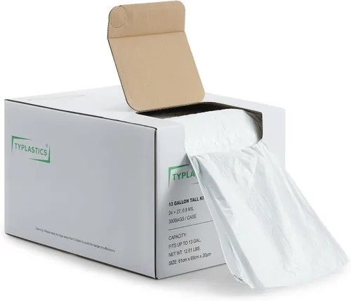 Vista 6 de TYPLASTICS FleTex - Bolsas de basura para cocina, 13 galones, paquete