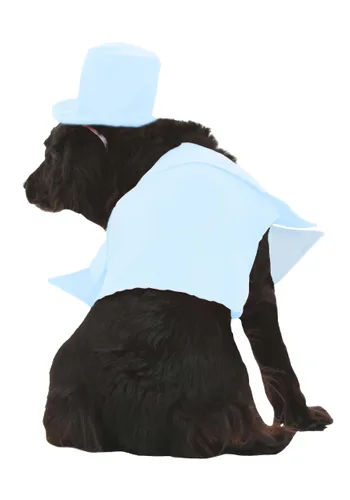 Vista 2 de Disfraz de Esmoquin Azul Claro Icónico para Mascotas Multicolor