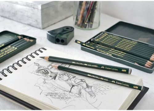 Vista 5 de Faber Castell 9000 lápiz de diseño FC119064 Pack de 12