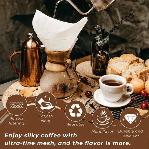 Vista 6 de PalpitateC Bolsa de filtro Toddy de repuesto compatible con el sistema Toddy Cold Brew para filtro de café frío de 5 galones, bolsa de filtro