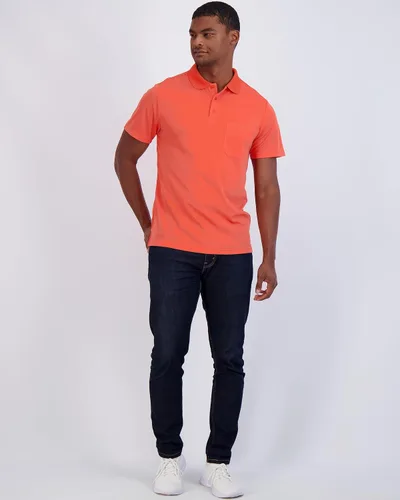 Vista 5 de Paquete de 3 Polo de manga corta para hombre, ajuste clásico, de secado rápido, cuello con bolsillo