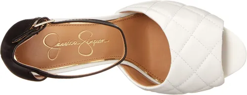 Vista 5 de Jessica Simpson Women's Dameka Ankle Strap Platform Sandal Wedge