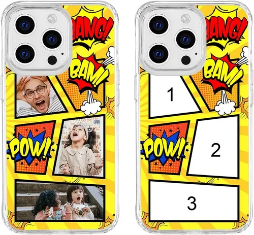 Vista 55 de Funda de teléfono personalizada para Apple iPhone 8 Plus iPhone 7 Plus, personalizada con foto, imagen, texto, imagen, diseño de imagen