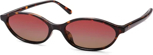 Vista 14 de Gafas de sol retro ovaladas de ojo de gato para mujer, Y2k, gafas de sol estrechas de moda, gafas de sol de diseñador AR82253