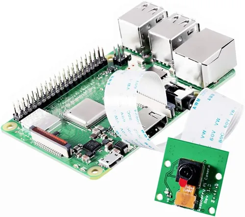 Vista 6 de DORHEA Raspberry Pi Mini cámara de vídeo módulo 5 megapíxeles 1080p sensor OV5647 Webcam para Raspberry Pi Modelo A/B/A+/B+, Pi 2B y Raspberry Pi