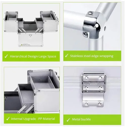 Vista 6 de Caja de cerradura, caja de seguridad para medicamentos, botiquín de primeros auxilios, botiquín con cerradura para medicamentos, caja