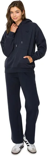 Vista 36 de Cali1850 Cloud Nine - Sudadera con capucha de forro polar para mujer, ajuste relajado, capucha de doble capa, puños y dobladillo acanalados