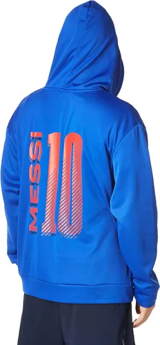 Vista 4 de Icon Sports FC Barcelona Lionel Messi 10 - Sudadera con capucha para hombre adulto