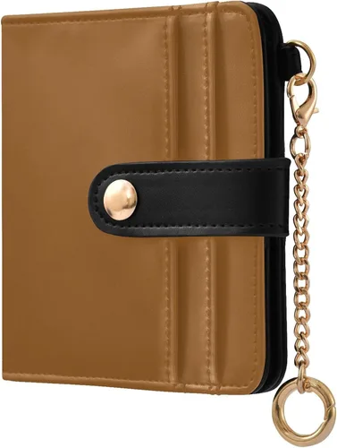 Vista 15 de Sinestour Azalea print Small Wallet for Women RFID Blocking Leather Bifold Small Purse with Zipper Coin Pocket ID Window Card Holder, Compact Credit