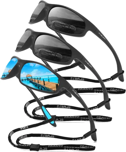 Vista 40 de Gafas de sol deportivas polarizadas para hombres, ciclismo, conducción, pesca, protección UV400