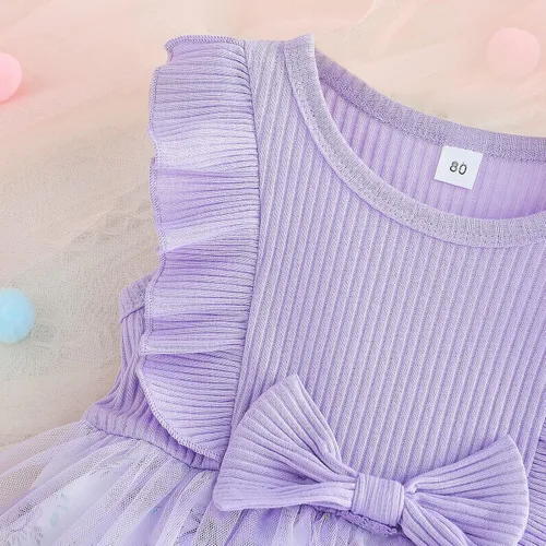 Vista 5 de Toddler Baby Girl Summer Outfit Seaside Skirt Sundress Summer Floral Dress Tulle Dress