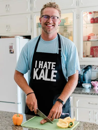 Vista 3 de I Hate Kale - Delantal ajustable para barbacoa para hombre, talla única