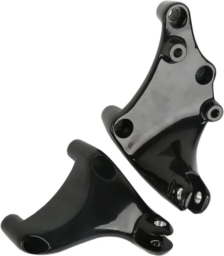 Vista 5 de TCT-MOTORPARTS Soportes de montaje para estribera de pasajero para Harley Sportster Iron 883 XL883N Forty Eight XL1200X 2014-2022; Superlow XL883L