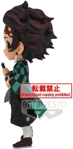 Vista 2 de BanPresto Demon Slayer Tanjiro Kamado Q posket Figura ver.1