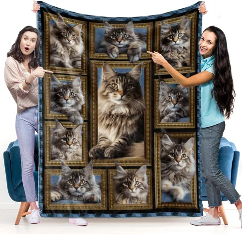 Vista 13 de Manta de gato negro, regalos para mujeres y hombres, acogedora manta suave y mullida para sofá, cama, viajes, manta ligera de franela de felpa
