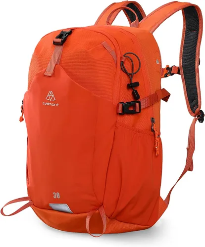 Vista 10 de Haimont Mochila de senderismo ligera de 30L con cubierta para lluvia Negro