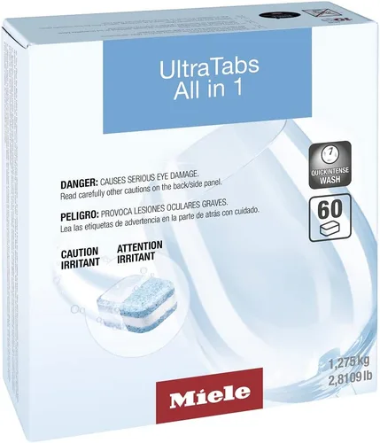Vista 2 de Miele UltraTab - Tabletas para lavavajillas todo en 1 + sal para lavavajillas Miele