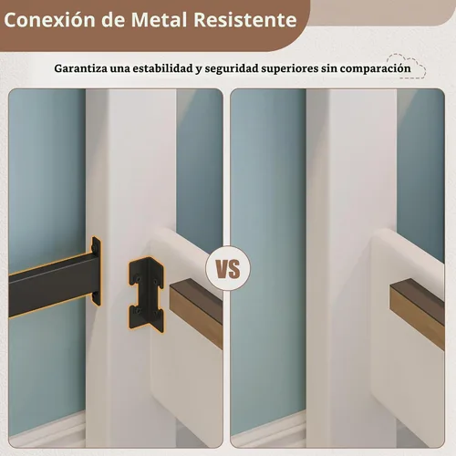 Vista 5 de iPormis Base de cama tapizada de tamaño individual con cabecera capitoné con botones, plataforma de terciopelo con patas de soporte gruesas, diseño