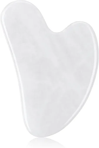 Vista 21 de rosenice Gua Sha - Herramientas faciales de guasha negra, piedra de jade Gua Sha para el cuidado de la piel facial, tensiones corporales faciales