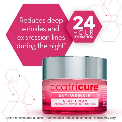 Vista 2 de CICATRICURE Crema Antiarrugas de Noche 1.7 fl oz.